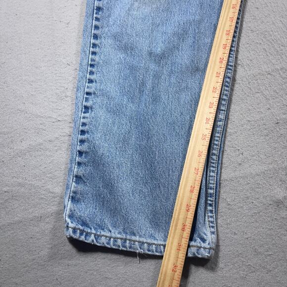 Levi’s 550 Jeans Men 38x32 Relaxed Fit Light Wash Made in USA Denim‎ Tag 40x32 - Picture 4 of 13